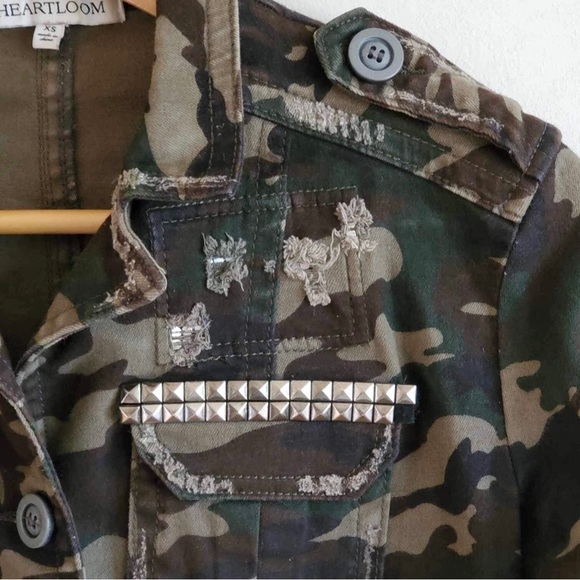 Anthropologie Heartloom "Emma" Camo Jacket - Picture 4 of 9